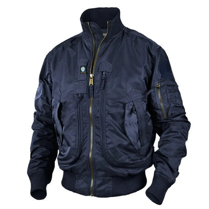 Monopoli Flight Bomber Jacket - Blue