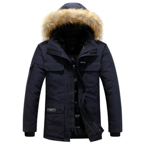 Montemurlo Faux Fur Hooded Parka - Black