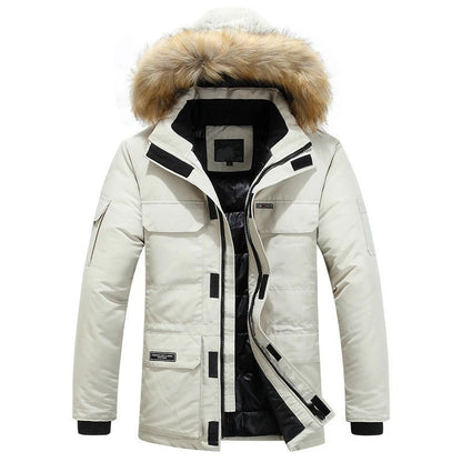 Montemurlo Faux Fur Hooded Parka - White