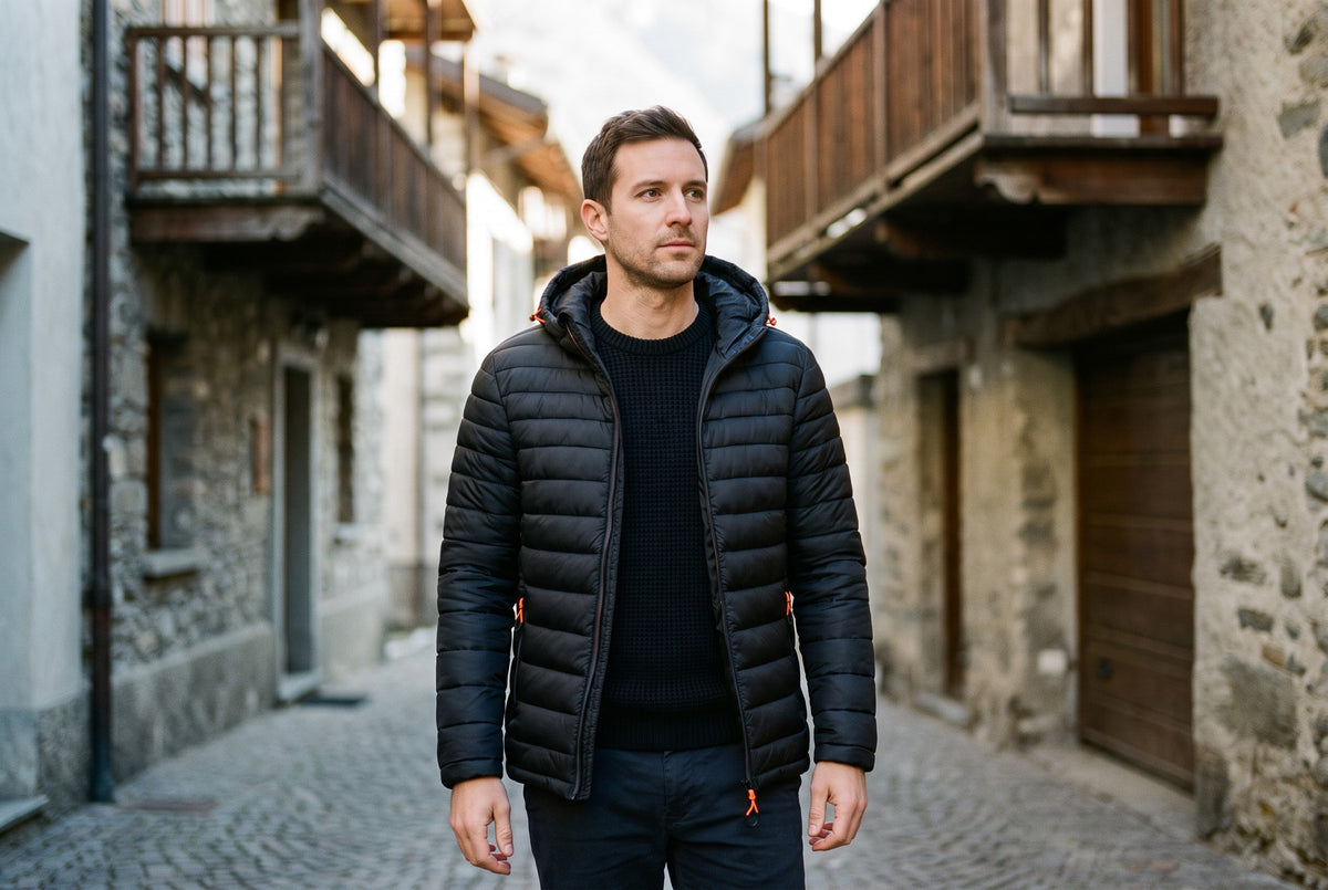 Narni Gesteppte Daunenjacke mit Kapuze
