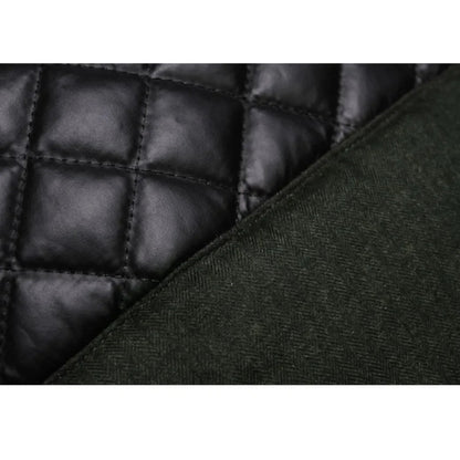 Nicotera Leather-Sleeve Padded Jacket - photo 5