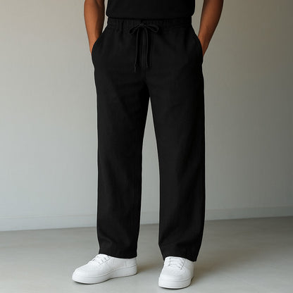 Noto Linen Pants - Black
