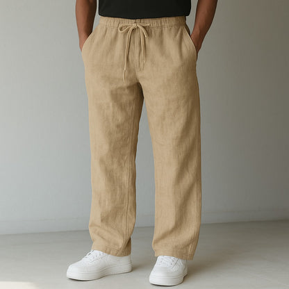 Noto Linen Pants - Khaki