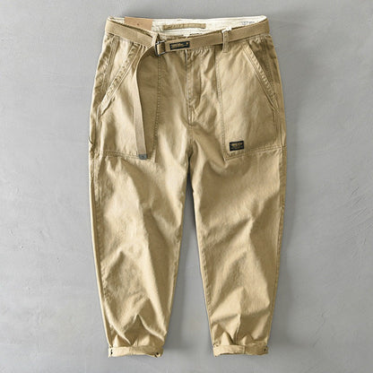 Novara Cotton Trousers - Beige