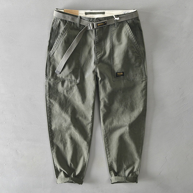 Novara Cotton Trousers - Grey