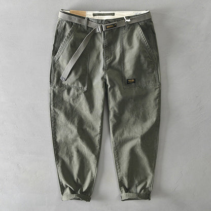 Novara Cotton Trousers - Grey