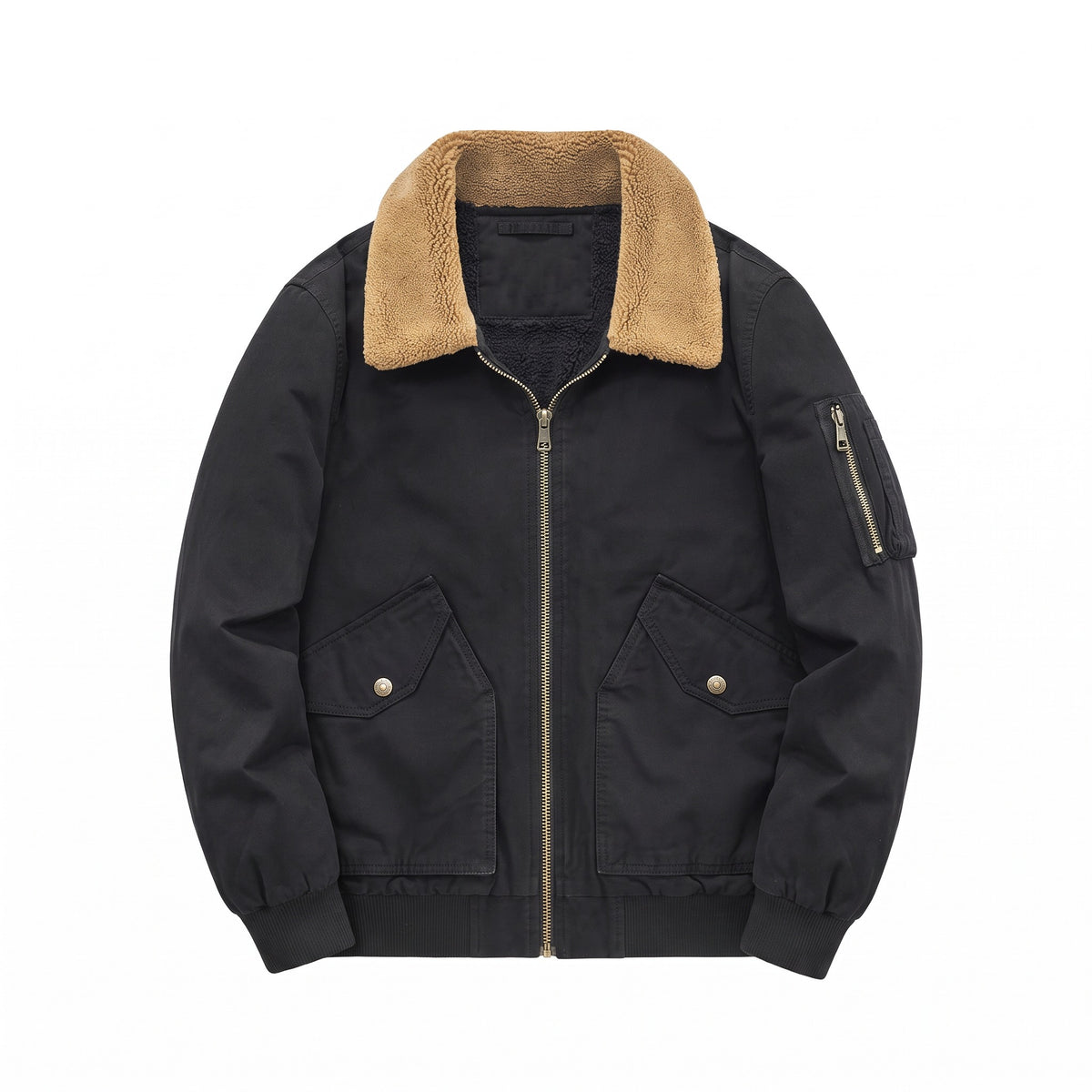 Oggiono Sherpa-Collar Flight Jacket - cover