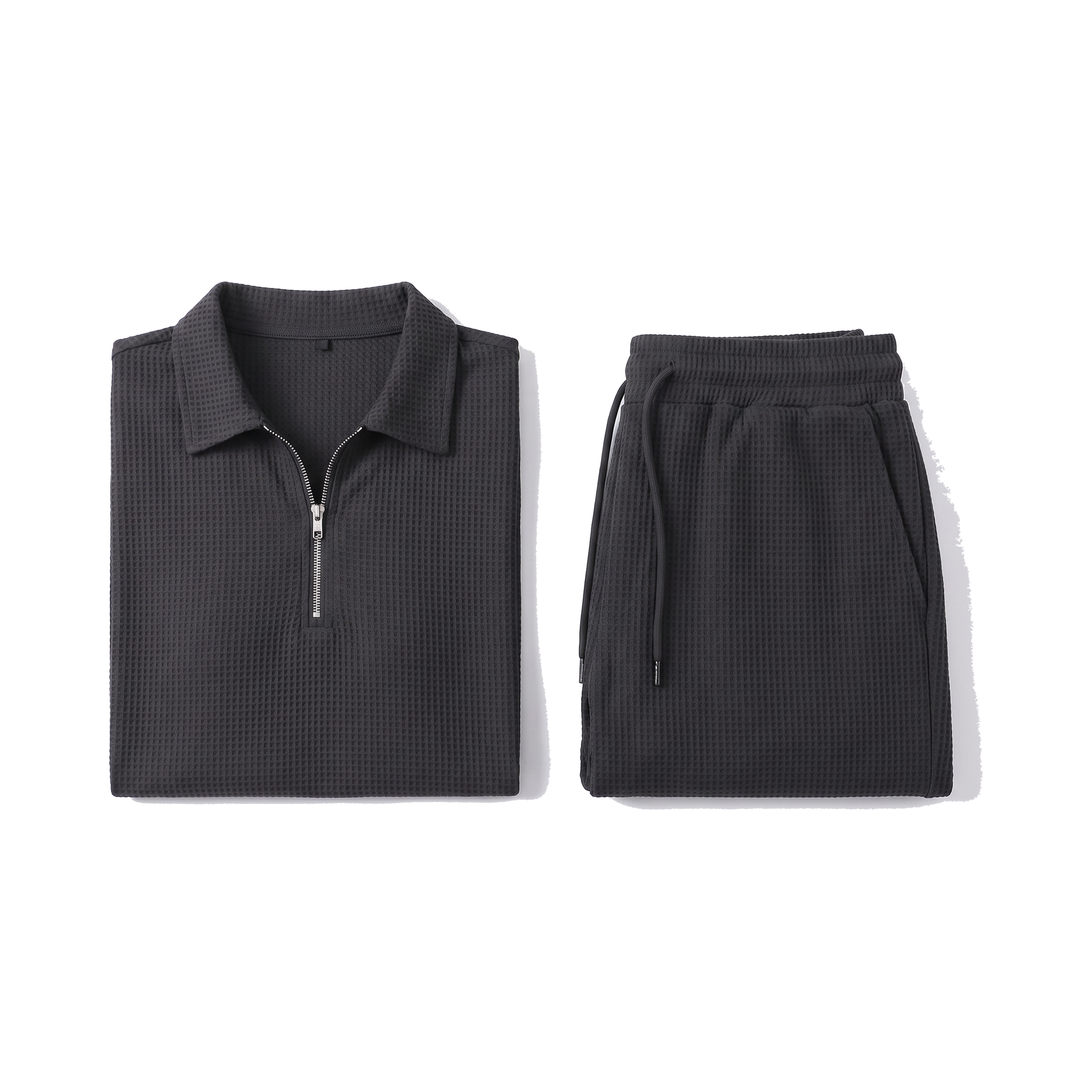 Olbia Zip Polo Set - folded