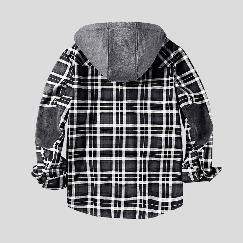 Origgio Sherpa-Lined Hooded Shirt Jacket - photo 2