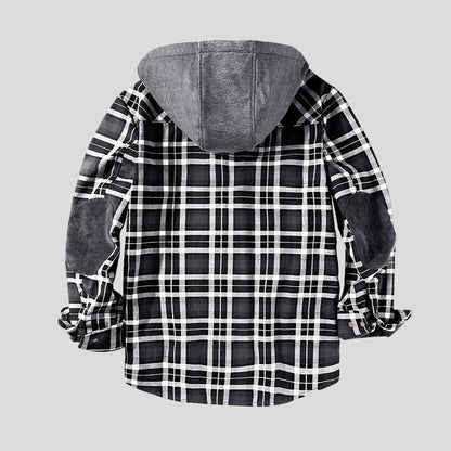 Origgio Sherpa-Lined Hooded Shirt Jacket - photo 2