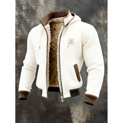 Ortisei Fleece-Lined Hooded Jacket - White