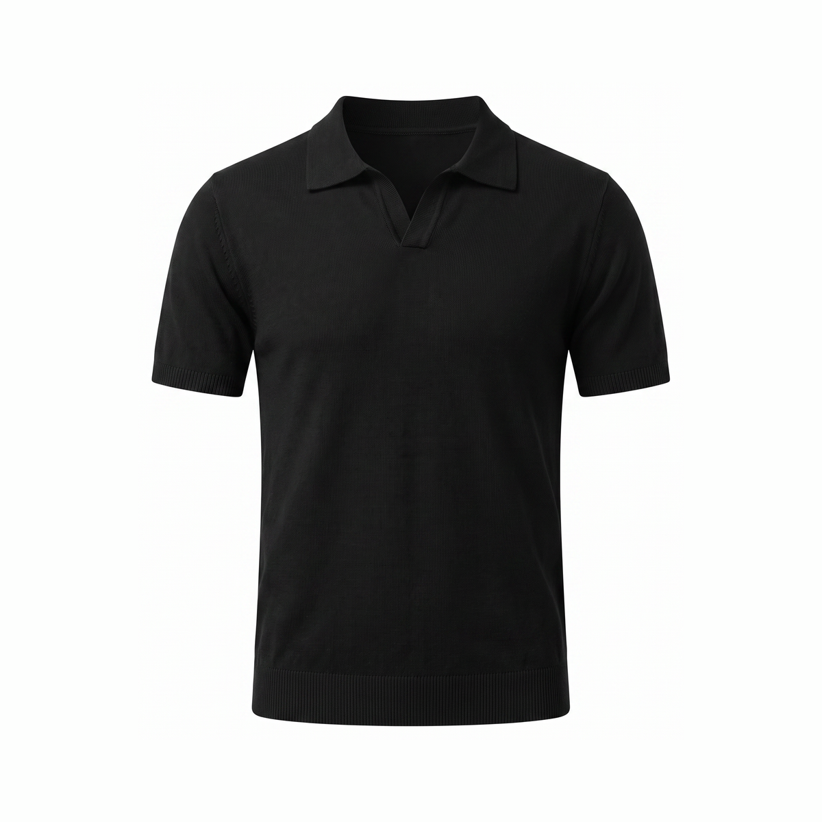 Orvieto Knit Polo - Black