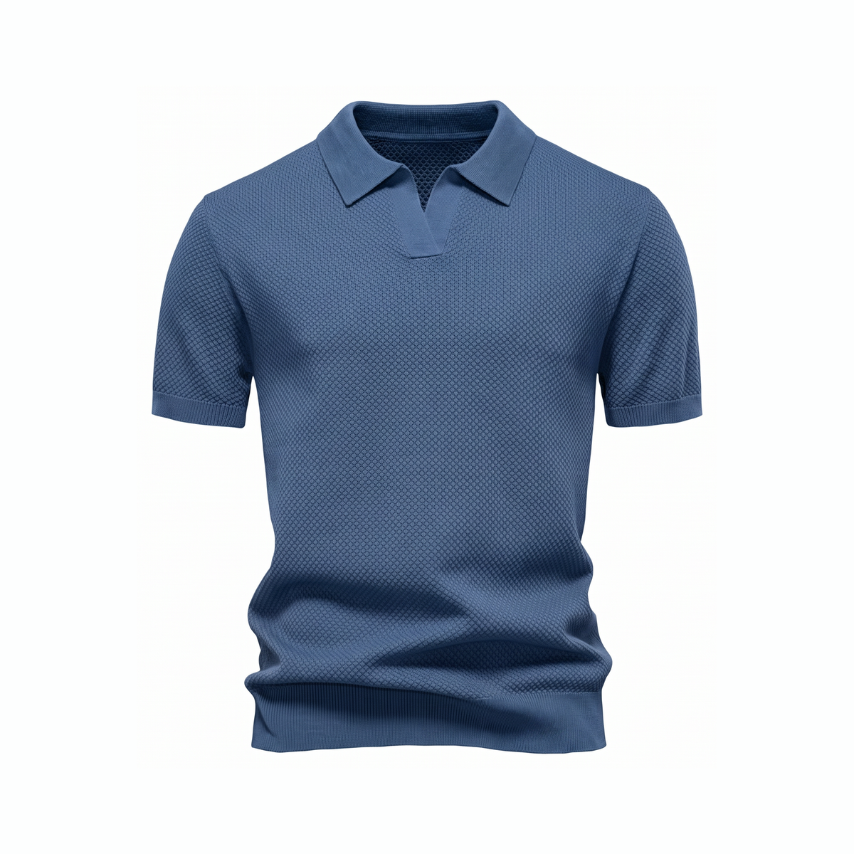 Orvieto Knit Polo - Blue