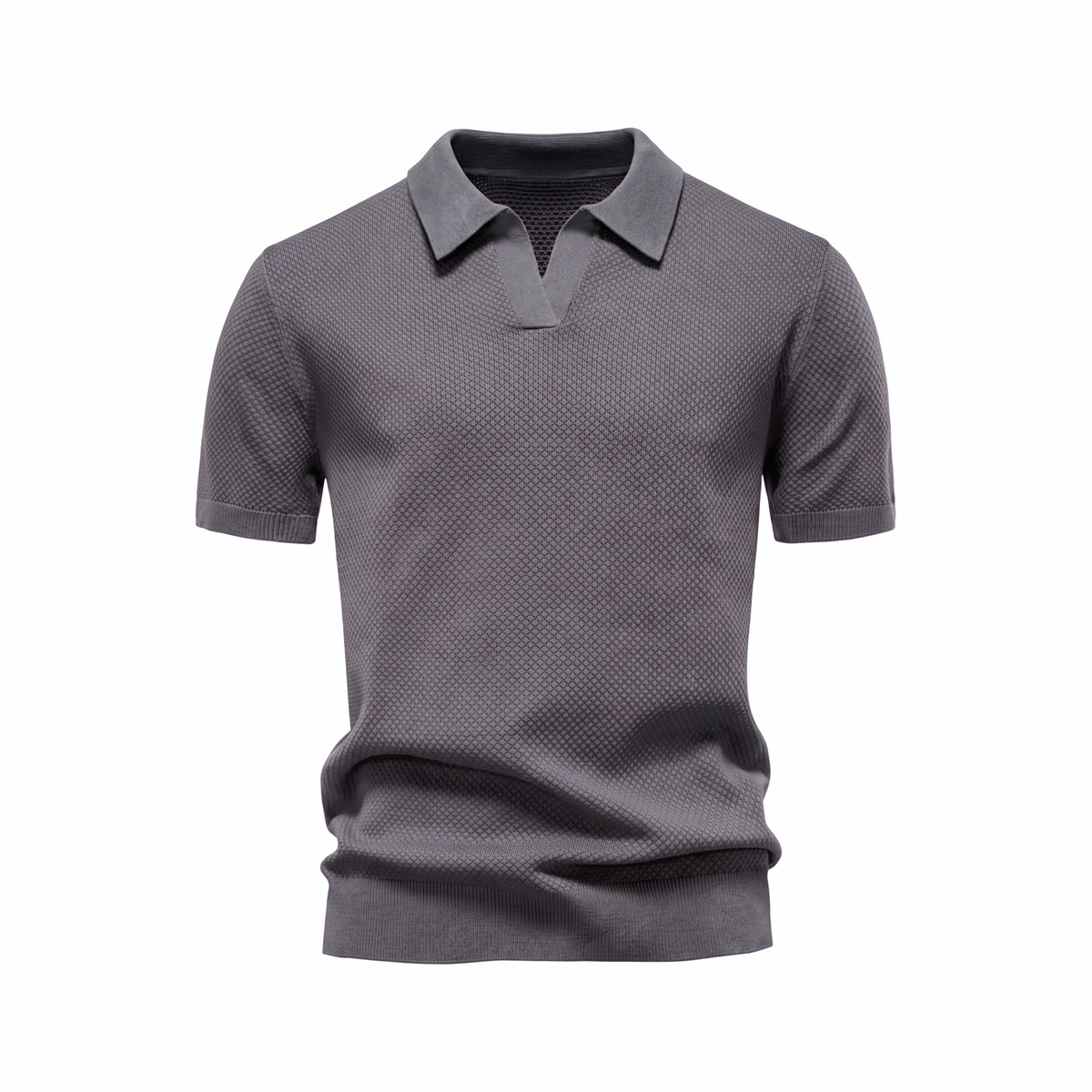 Orvieto Knit Polo - Grey