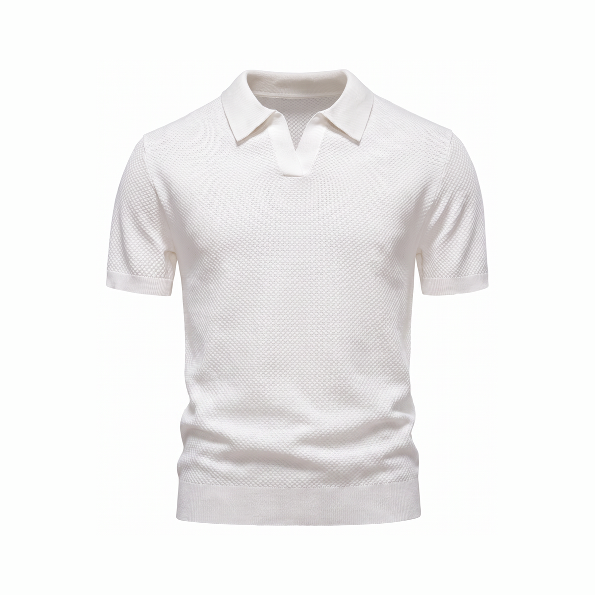 Orvieto Knit Polo - White