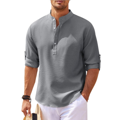 Otranto Knit Polo - Gray