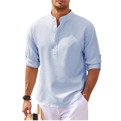 Otranto Knit Polo - Light Blue