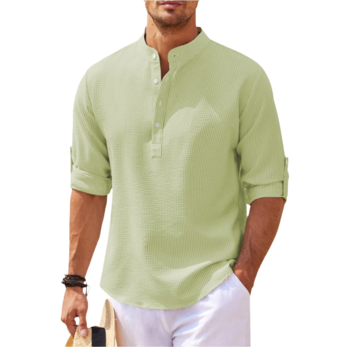Otranto Knit Polo - Light Green
