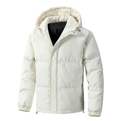 Paliano Hooded Winter Puffer - White