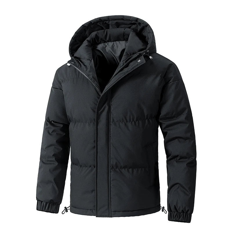 Paliano Hooded Winter Puffer - Black