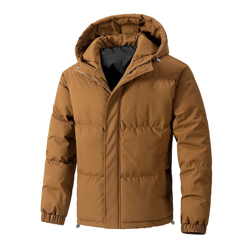 Paliano Hooded Winter Puffer - Brown