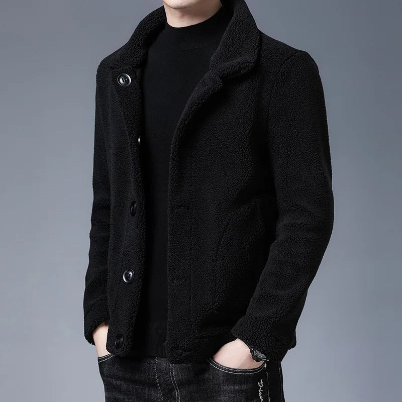 Palmi Teddy Fleece Jacket - Black