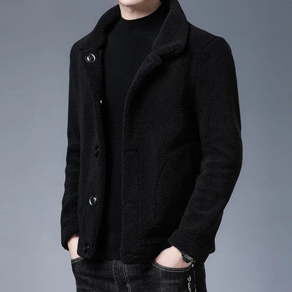 Palmi Teddy Fleece Jacket - Black
