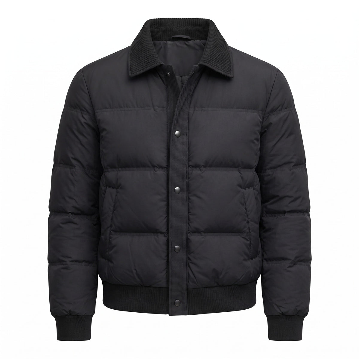 Pelago Rib-Collar Puffer Jacket - cover