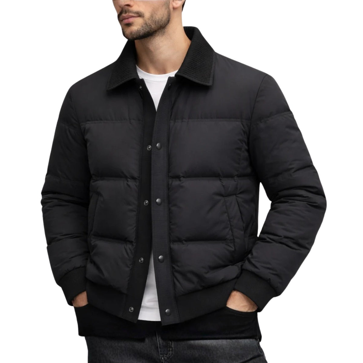 Pelago Rib-Collar Puffer Jacket - photo 1