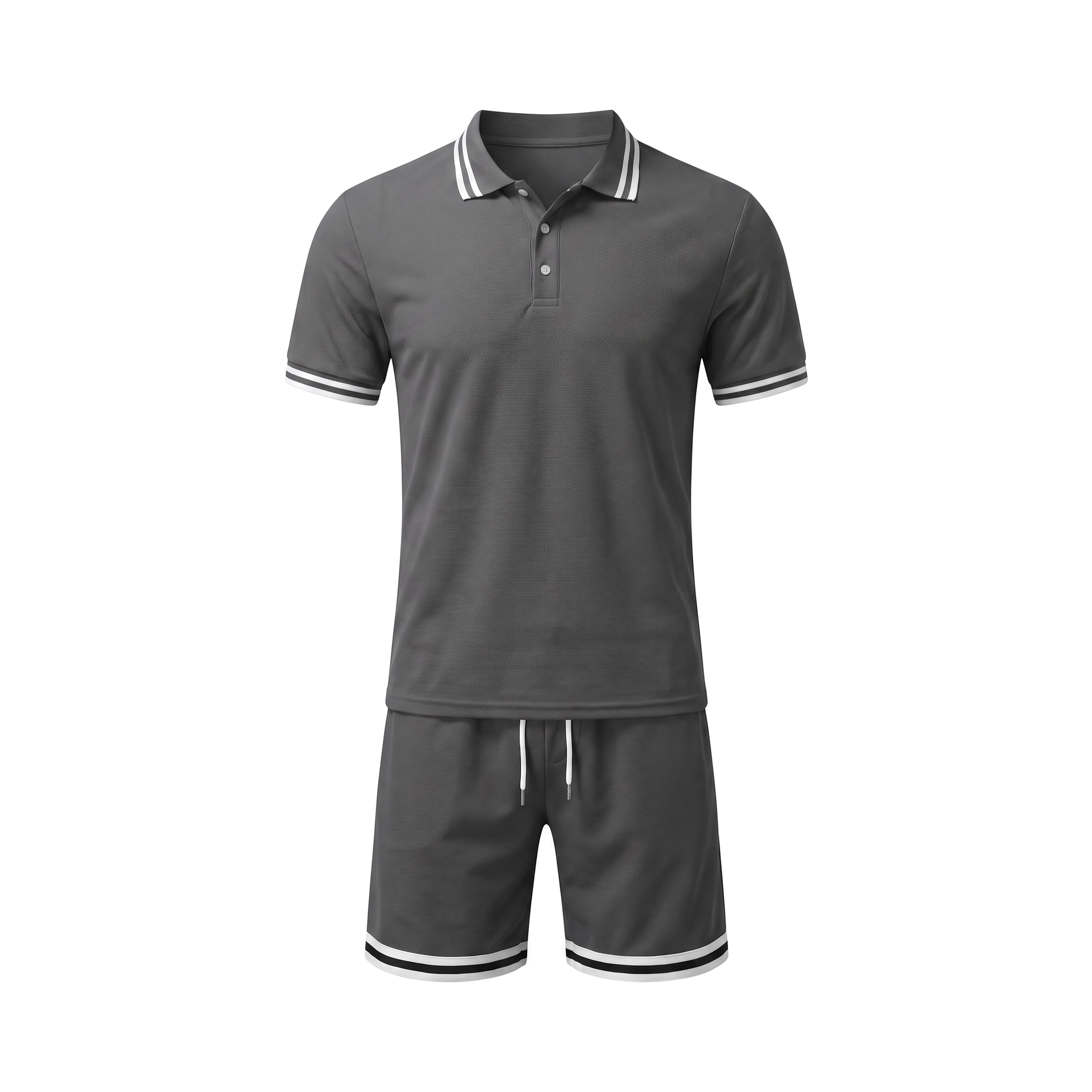 Perugia Polo Set - Dark Grey