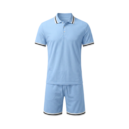 Perugia Polo Set - Light Blue