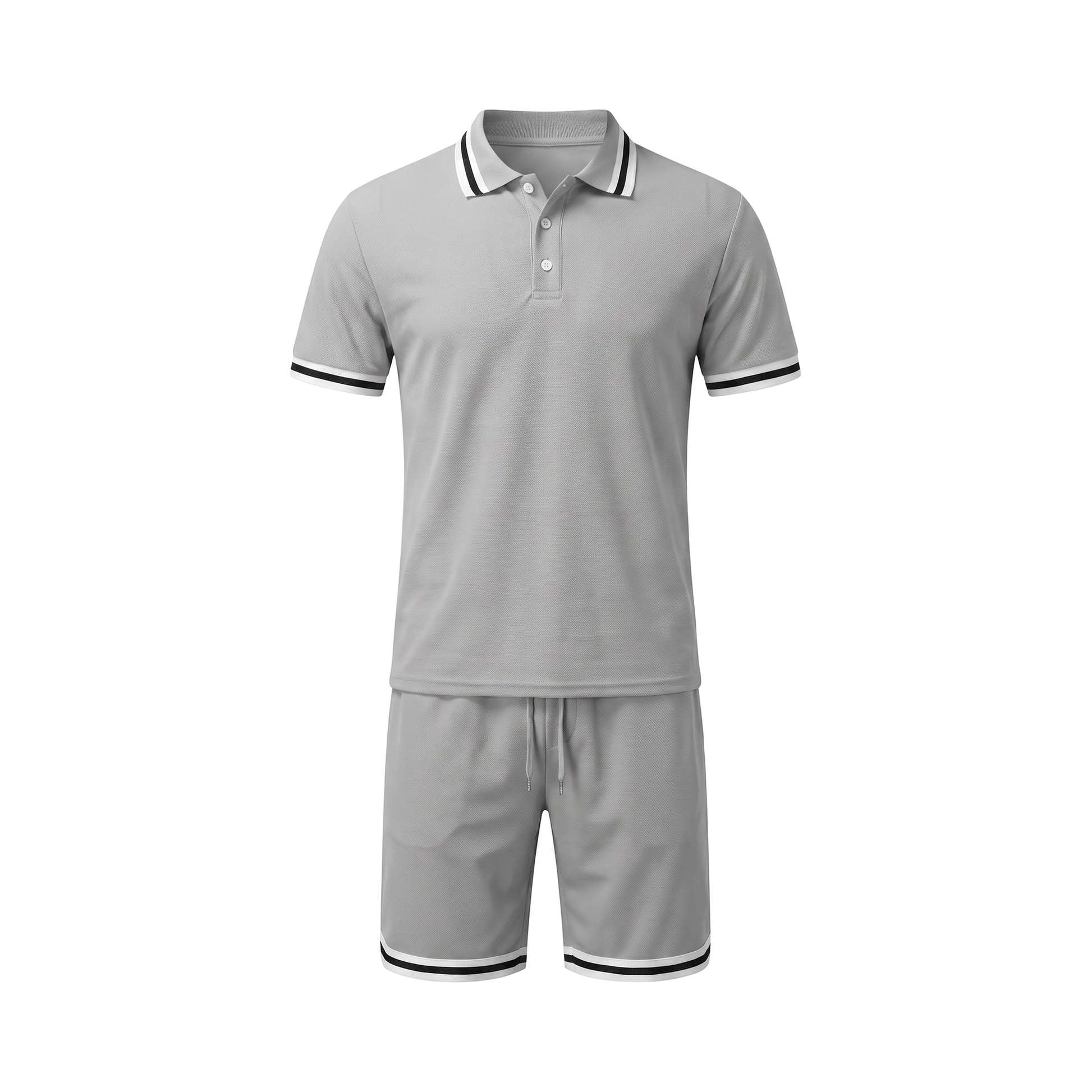 Perugia Polo Set - Light Grey