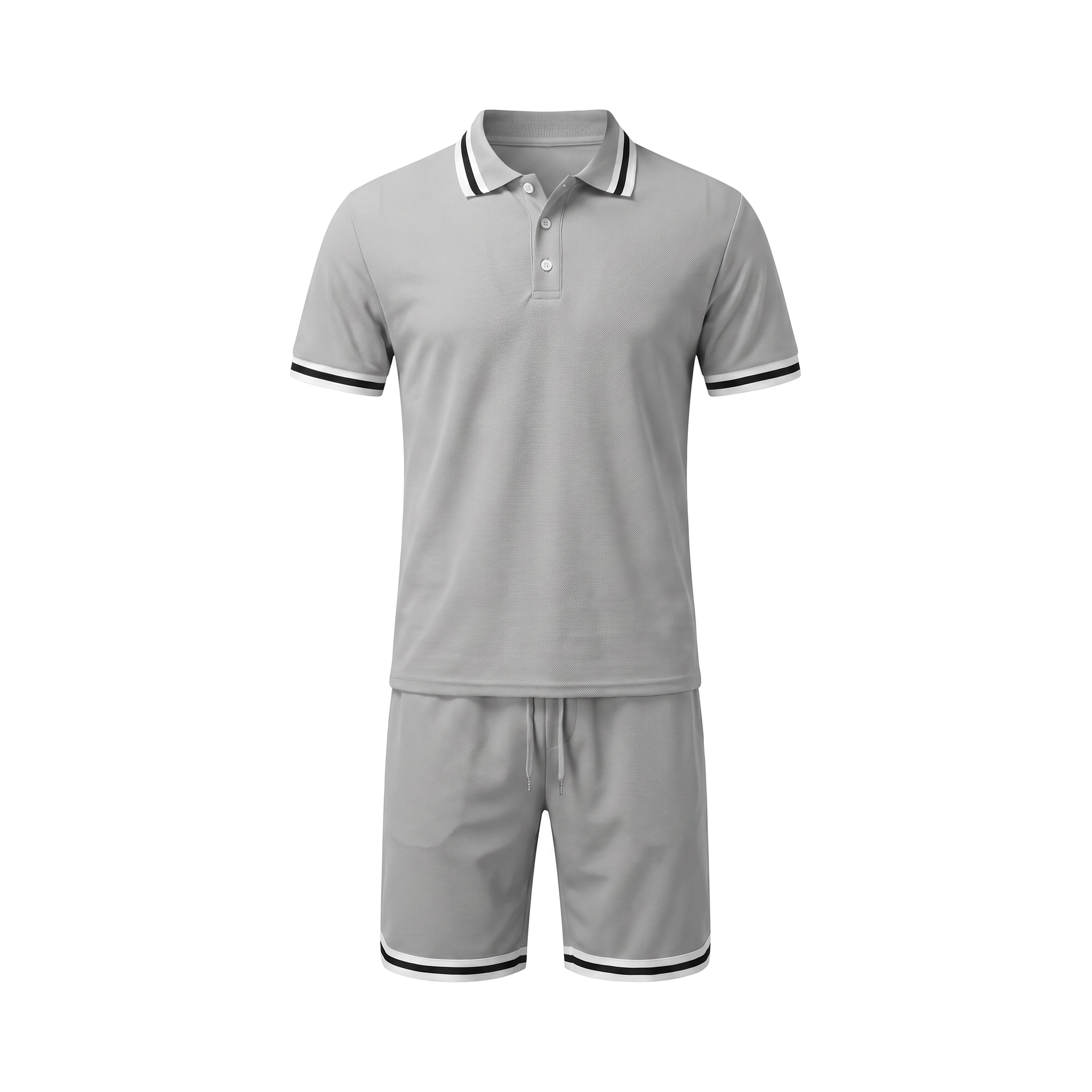 Perugia Polo Set - Light Grey