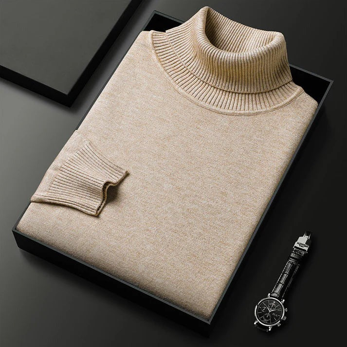 Peschiera Cashmere Turtleneck - Beige