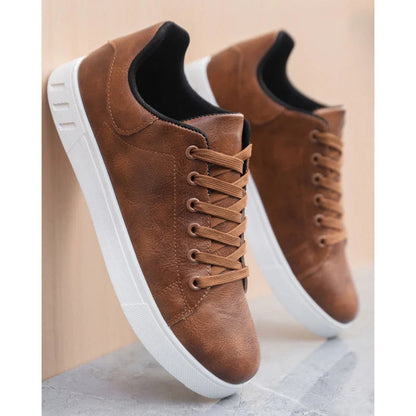Piacenza Leather Sneakers - Brown