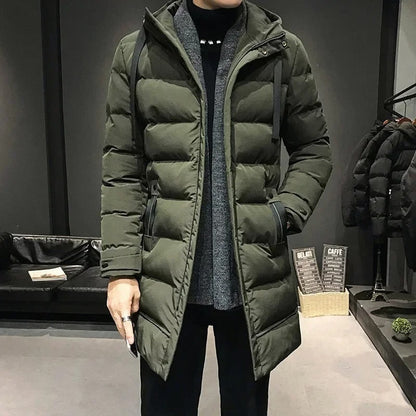 Pianoro Long Quilted Puffer Coat - Green