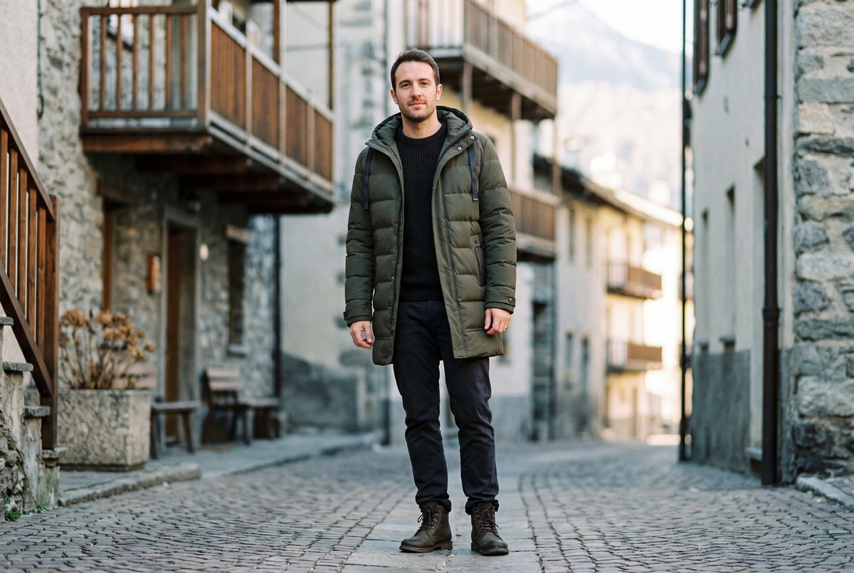 Pianoro Long Quilted Puffer Coat