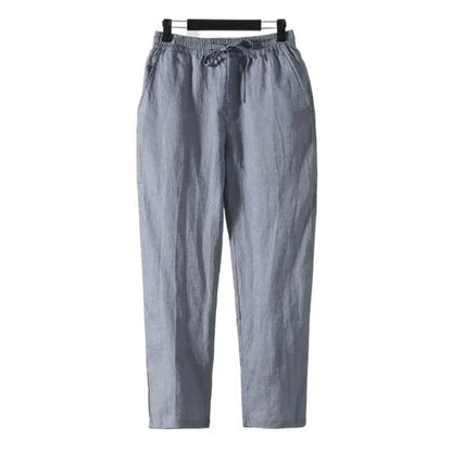 Pienza Linen Pants - Blue