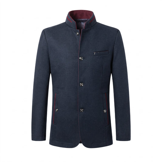Pinerolo Stand-Collar Blazer - cover