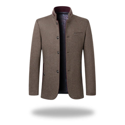 Pinerolo Stand-Collar Blazer - Beige