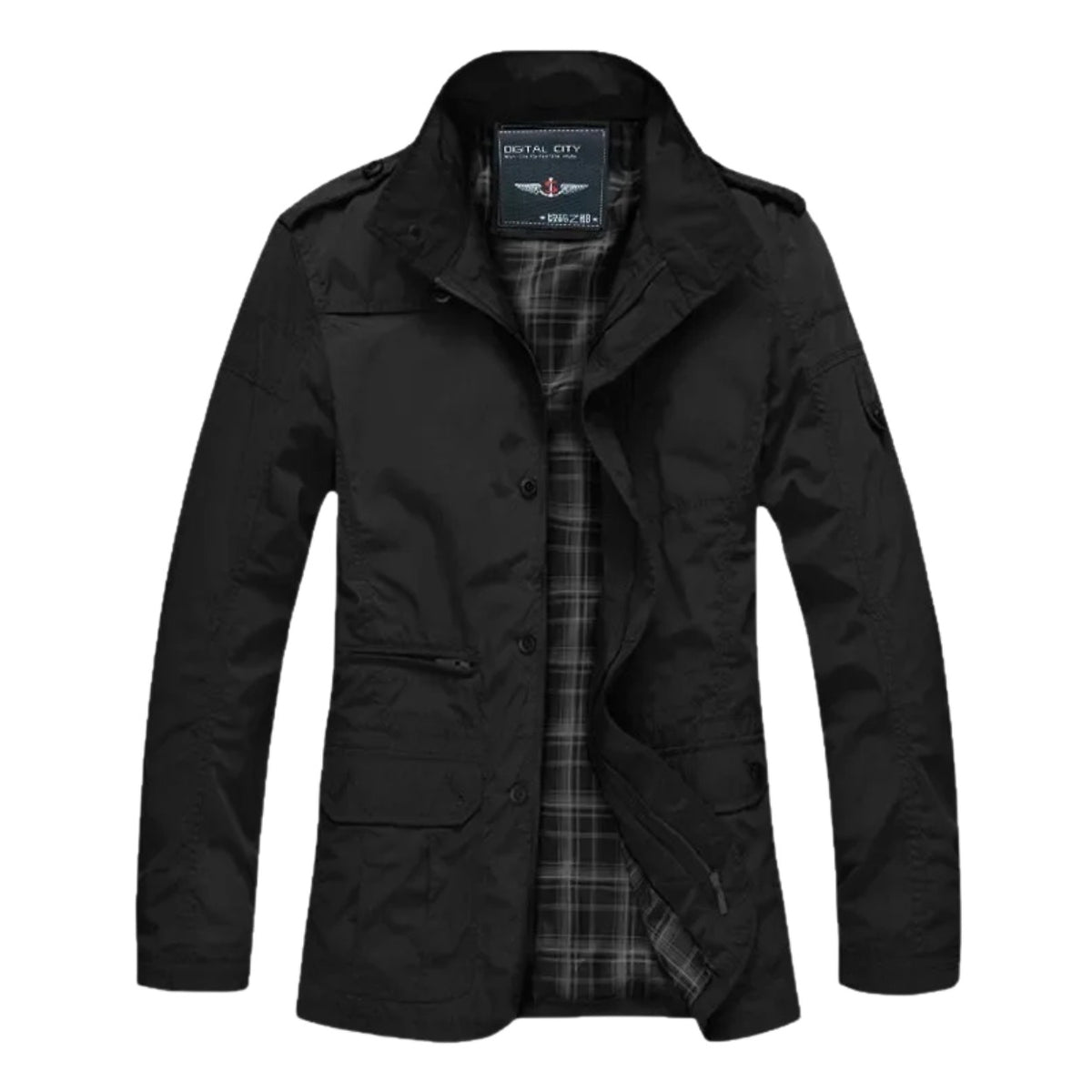 Pineto Plaid-Lined Field Jacket - photo 1