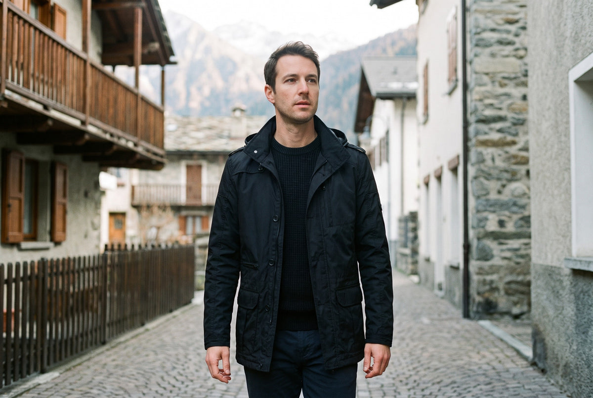 Pineto Plaid-Lined Field Jacket