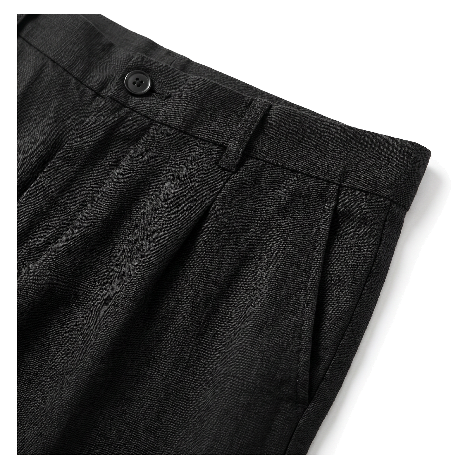 Piombino Linen Shorts - detail