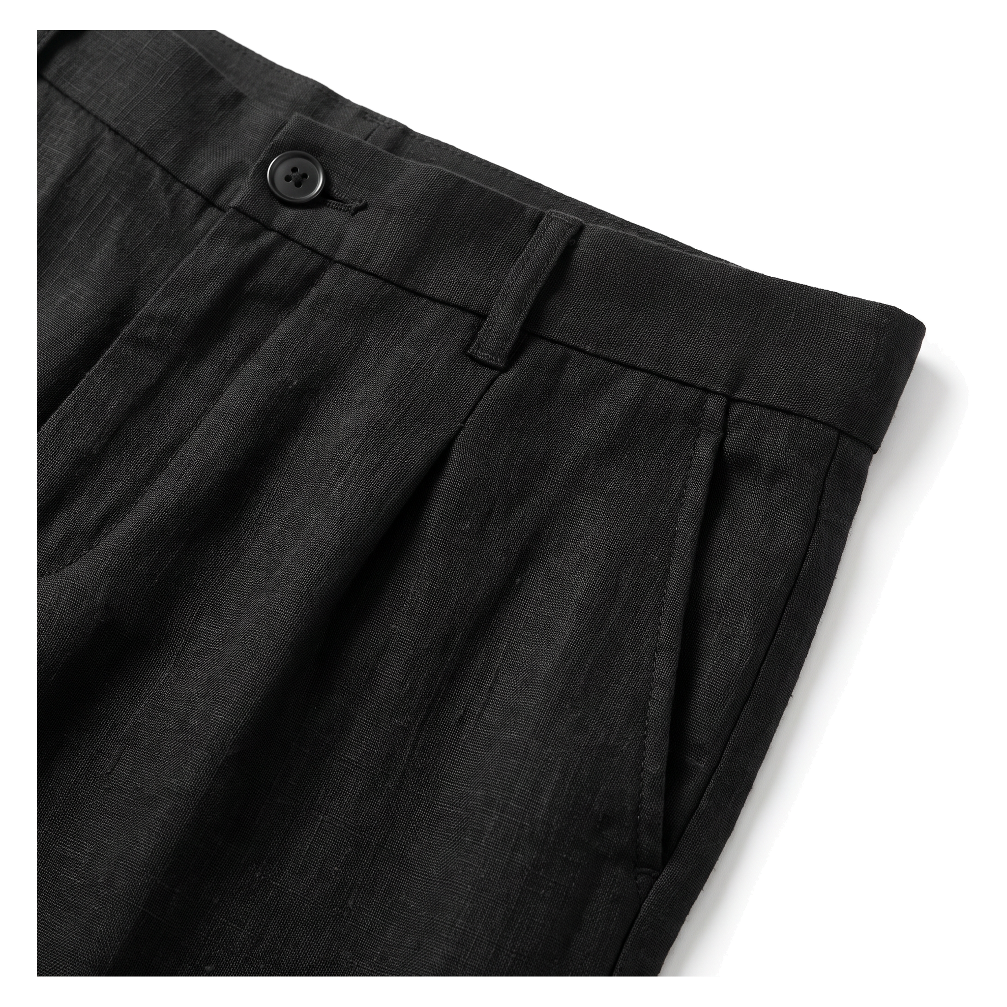 Piombino Linen Shorts - detail
