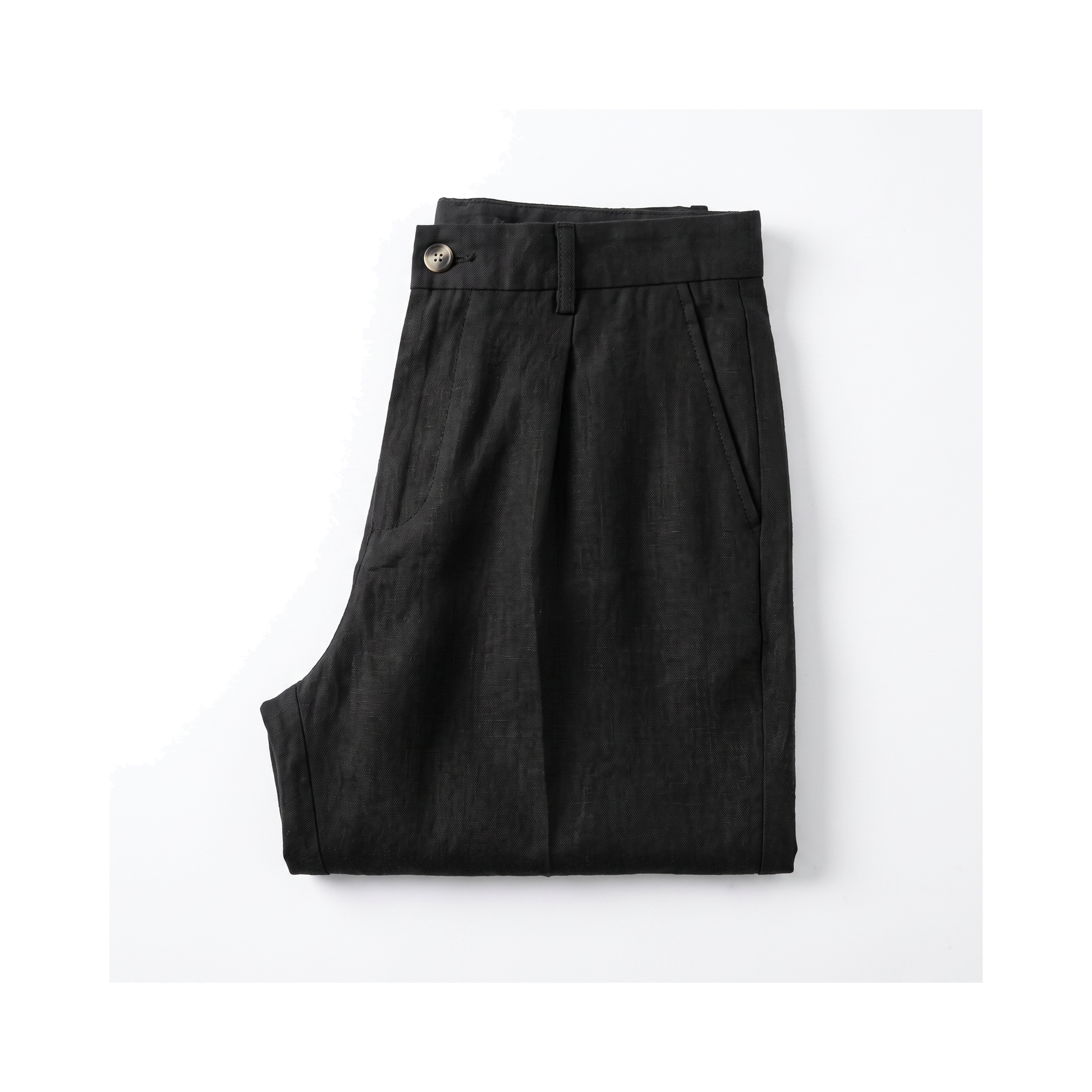 Piombino Linen Shorts - folded