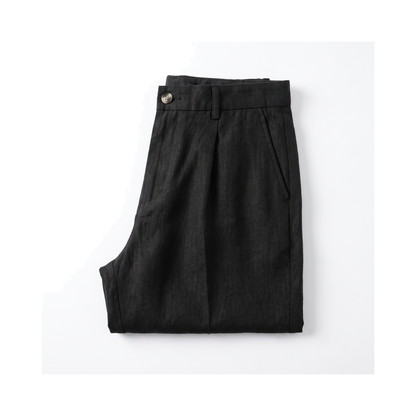 Piombino Linen Shorts - folded