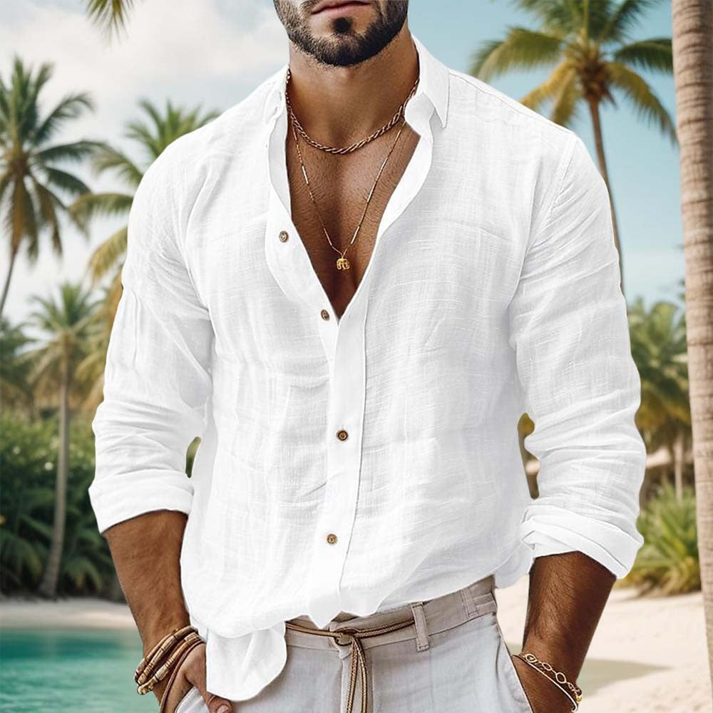 Pistoia Cotton Shirt - White