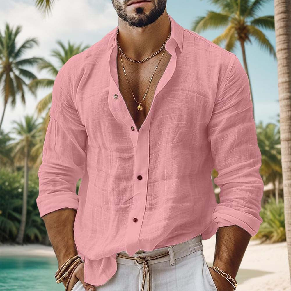 Pistoia Cotton Shirt - Pink