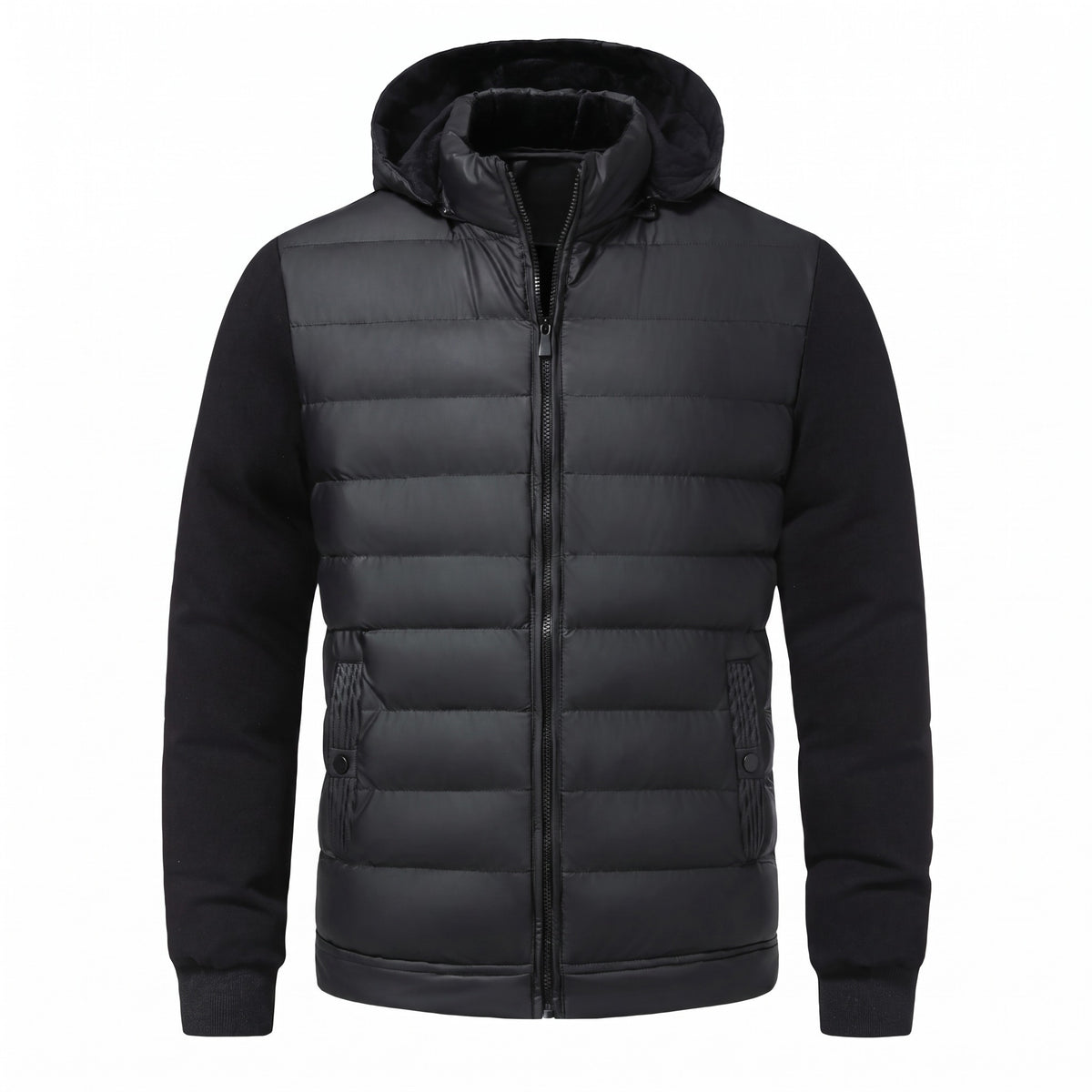 Pollenza Hooded Quilted Hybrid Jacket - cover