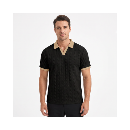 Ancona Knit Polo - onmodel